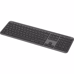 Logitech K950 Signature Slim tastiera Ufficio RF senza fili + Bluetooth QWERTY US International Grafite