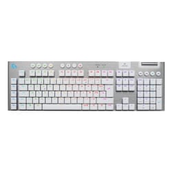 Logitech G G915 X LIGHTSPEED tastiera Gaming USB + RF Wireless + Bluetooth AZERTY Francese Bianco
