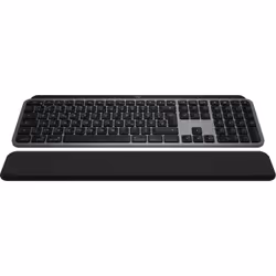 Logitech MX Keys S Combo for Mac tastiera Mouse incluso Casa/ufficio RF senza fili + Bluetooth QWERTZ Tedesco Alluminio, Nero