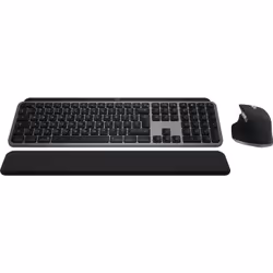 Logitech MX Keys S Combo for Mac tastiera Mouse incluso Casa/ufficio RF senza fili + Bluetooth QWERTY US International Alluminio, Nero - Vista aggiuntiva 2