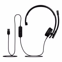 Logitech H570e Auricolare Cablato A Padiglione Ufficio USB tipo A Nero - Vista aggiuntiva 5