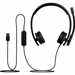 Logitech H570e Auricolare Cablato A Padiglione Ufficio USB tipo A Nero - Vista aggiuntiva 5