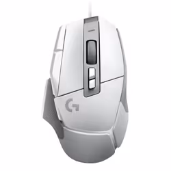 Logitech G G502 X + G240, Mano destra, Ottico, USB tipo A, 25600 DPI, Bianco