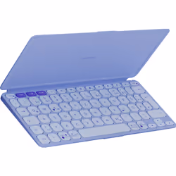 Logitech Keys-To-Go 2, Mini, Wireless, Bluetooth, Tasto con meccanismo a forbici, QWERTZ, Lillà
