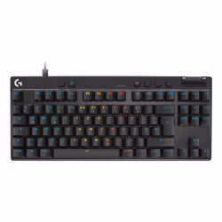 Logitech G PRO X TKL RAPID, Cablato, USB, Magnetic-mechanical key switch, QWERTZ, LED, Nero