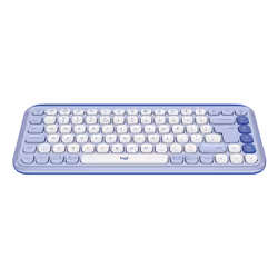 Logitech POP Icon Keys tastiera Universale Bluetooth QWERTY US International Lillà, Bianco - Vista aggiuntiva 2