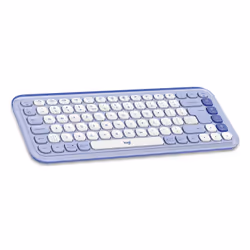 Logitech POP Icon Keys tastiera Universale Bluetooth QWERTY US International Lillà, Bianco - Vista aggiuntiva 3