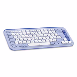 Logitech POP Icon Combo tastiera Mouse incluso Universale Bluetooth QWERTY US International Lillà, Bianco - Vista aggiuntiva 3