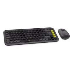 Logitech POP Icon Combo tastiera Mouse incluso Universale Bluetooth QWERTY US International Granito, Verde - Vista aggiuntiva 2