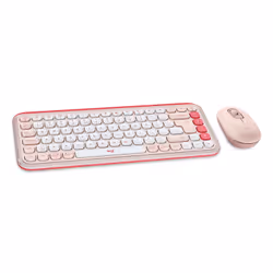 Logitech POP Icon Combo tastiera Mouse incluso Universale Bluetooth QWERTY US International Rosa, Bianco