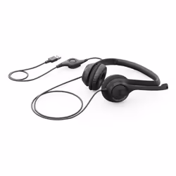 Logitech H390 USB Auricolare Cablato A Padiglione Musica e Chiamate USB tipo A Nero - Vista aggiuntiva 2