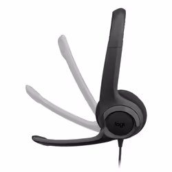 Logitech H390 USB Auricolare Cablato A Padiglione Musica e Chiamate USB tipo A Nero - Vista aggiuntiva 4