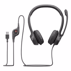 Logitech H390 USB Auricolare Cablato A Padiglione Musica e Chiamate USB tipo A Nero - Vista aggiuntiva 5