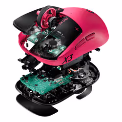 Logitech G PRO X3 SUPERSTRIKE mouse Gaming Mano destra RF Wireless + USB Type-C Ottico 48000 DPI - Vista aggiuntiva 3