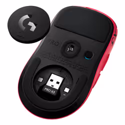 Logitech G PRO X3 SUPERSTRIKE mouse Gaming Mano destra RF Wireless + USB Type-C Ottico 48000 DPI - Vista aggiuntiva 4