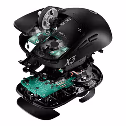 Logitech G PRO X3 SUPERSTRIKE mouse Gaming Mano destra RF Wireless + USB Type-C Ottico 48000 DPI - Vista aggiuntiva 3