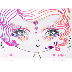 Snails Face Tattoo Queen of Hearts 1 pz
