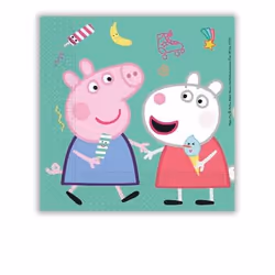Procos Peppa Pig, Multicolore, Carta, Immagine, 330 mm, 330 mm, 20 pz