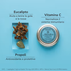 APIVITA PASTILLES eucalipto & propoli 45 g Pastiglie