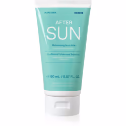 Il prodotto doposole Korres Aloe Vera garantisce la necessaria rigenerazione e lenisce alla pelle dopo l’esposizione al sole.
