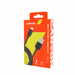 Canyon CNE-USBC1B cavo USB USB 2.0 1 m USB C USB A Nero - Vista aggiuntiva 2