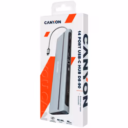 Canyon DS-90 USB 3.2 Gen 1 (3.1 Gen 1) Type-C Grigio - Vista aggiuntiva 5