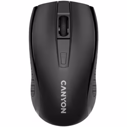 Canyon MW-7, Mano destra, Ottico, RF Wireless, 1600 DPI, Nero