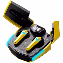 Canyon GTWS-2 Auricolare Wireless A clip Gaming USB tipo-C Bluetooth Base di ricarica Giallo - Vista aggiuntiva 3