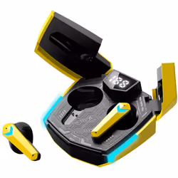 Canyon GTWS-2 Auricolare Wireless A clip Gaming USB tipo-C Bluetooth Base di ricarica Giallo - Vista aggiuntiva 4