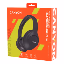 Canyon CNS-CBTHS10BK cuffia e auricolare Con cavo e senza cavo A Padiglione Chiamate/Musica/Sport/Tutti i giorni Bluetooth Nero - Vista aggiuntiva 6