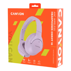 Canyon CNS-CBTHS10PU cuffia e auricolare Con cavo e senza cavo A Padiglione Chiamate/Musica/Sport/Tutti i giorni Bluetooth Viola - Vista aggiuntiva 6