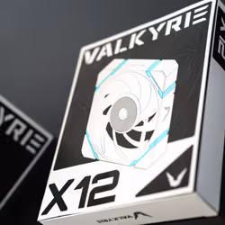 Valkyrie VK-FANX12FB sistema di raffreddamento per computer Processore Ventilatore Nero - Vista aggiuntiva 4