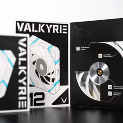 Valkyrie VK-FANX12RB sistema di raffreddamento per computer Processore Ventilatore Nero - Vista aggiuntiva 5