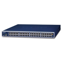 PLANET POE2400G switch di rete Gestito Gigabit Ethernet (10/100/1000) Supporto Power over Ethernet (PoE) Blu