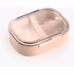 Nuvita 4420 | Contenitore Porta pranzo con 3 scomparti | Lunch Box con Capacità di 490 ml | Schiscetta per Bambini | Bento Bo ...