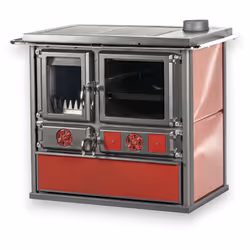 Benvenuti nel magico mondo della nostra stufa a legna con forno e piano cottura, un'autentica opera d'arte che unisce funzion ...