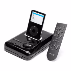 Creative Labs Xdock Wireless, iPod mini Ipod Nano 1,2 iPod 4,5, 2.4 GHz, S-Video CVideo RCA