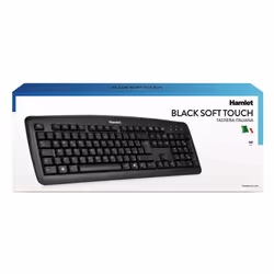 Hamlet Black Soft Touch tastiera usb italiana professionale - Vista aggiuntiva 4