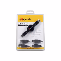 Hamlet Cavo retrattile usb con 4 adattatori fino a 1.2 metri - Vista aggiuntiva 5