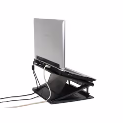 Hamlet XTMS100 Tiramisù Notebook stand Nero - Vista aggiuntiva 6