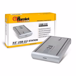 Hamlet USB 2.0 station box esterno per hard disk sata 3,5'' USB 2.0 - Vista aggiuntiva 5