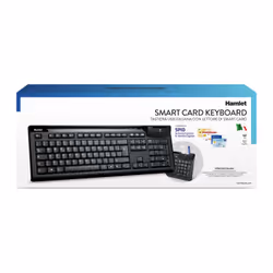 Hamlet Smart Card Keyboard tastiera usb professionale con lettore smart card integrato - Vista aggiuntiva 6