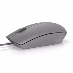 DELL MS116, Ambidestro, Ottico, USB tipo A, 1000 DPI, Grigio