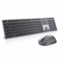 DELL KM7321W tastiera Mouse incluso Ufficio RF senza fili + Bluetooth QWERTY Inglese UK Grigio, Titanio - Vista aggiuntiva 5