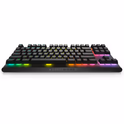 Alienware AW420K, Tenkeyless (80 - 87%), Cablato, USB, Interruttore a chiave meccanica, LED RGB, Nero
