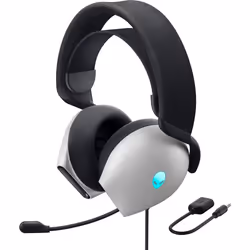 Alienware AW520H Auricolare Cablato A Padiglione Gaming Bianco - Vista aggiuntiva 7