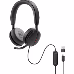 DELL WH5024 Auricolare Cablato A Padiglione Musica e Chiamate USB tipo-C Nero - Vista aggiuntiva 4