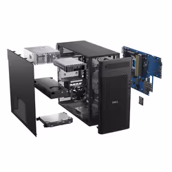 DELL Pro Max SPL| Tower T2 FCT2250||TPM|U7-265|| - 32 GB - 1.000 GB Intel Core Ultra 7 DDR5-SDRAM 1 TB SSD NVIDIA RTX A1000 Windows 11 Pro PC Nero - Vista aggiuntiva 5