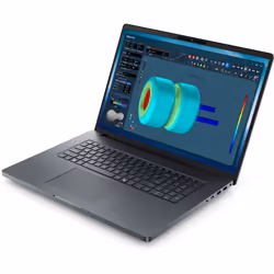 DELL Pro Max MB18250 Intel Core Ultra 9 285HX Workstation mobile 45,7 cm (18") Quad HD+ 32 GB DDR5-SDRAM 1 TB SSD Wi-Fi 7 (802.11be) Windows 11 Pro Italiano Nero - Vista aggiuntiva 2