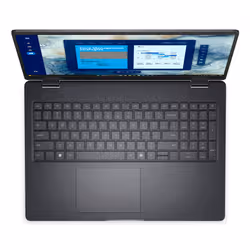 DELL Pro 16 PC16250 Intel Core Ultra 5 225U Computer portatile 40,6 cm (16") Full HD+ 16 GB DDR5-SDRAM 512 GB SSD Wi-Fi 6E (802.11ax) Windows 11 Pro Tedesco Nero - Vista aggiuntiva 4